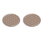 Default Texture Tissue Seamless Cufflinks (Oval) Front(Pair)