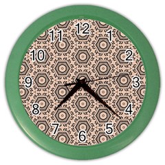 Default Texture Tissue Seamless Color Wall Clock by Pakrebo