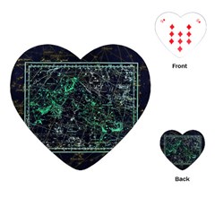 Constellation Constellation Map Playing Cards (heart) by Pakrebo