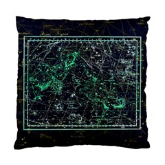 Constellation Constellation Map Standard Cushion Case (two Sides) by Pakrebo