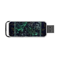 Constellation Constellation Map Portable Usb Flash (two Sides) by Pakrebo