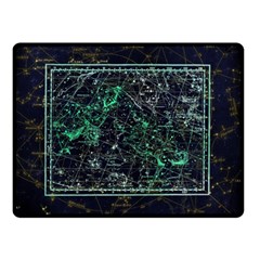 Constellation Constellation Map Double Sided Fleece Blanket (small)  by Pakrebo