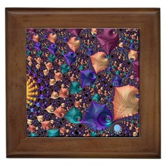 Pattern Art Ornament Fractal Framed Tiles