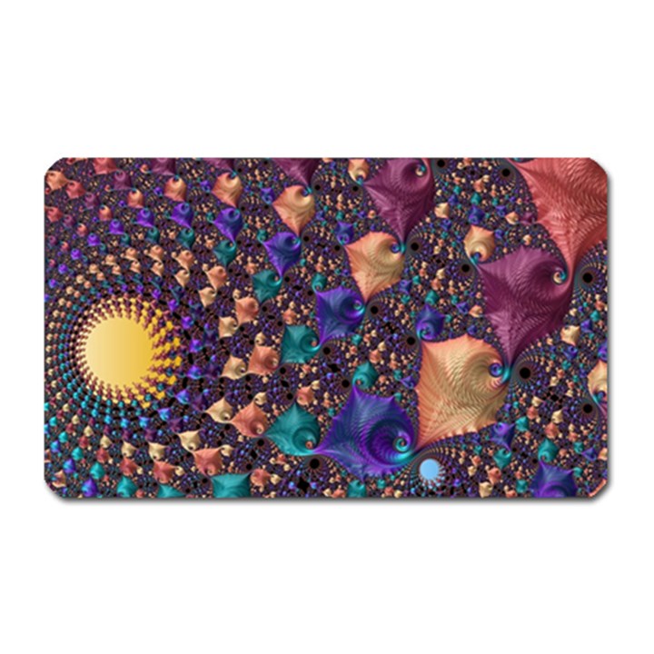 Pattern Art Ornament Fractal Magnet (Rectangular)