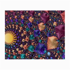 Pattern Art Ornament Fractal Small Glasses Cloth