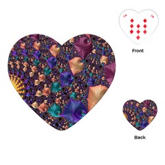 Pattern Art Ornament Fractal Playing Cards (Heart)