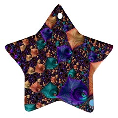 Pattern Art Ornament Fractal Star Ornament (Two Sides)