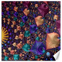 Pattern Art Ornament Fractal Canvas 12  x 12 