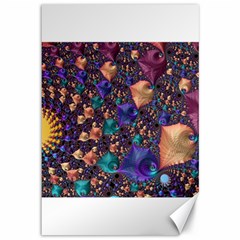 Pattern Art Ornament Fractal Canvas 12  x 18 