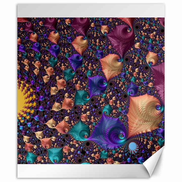 Pattern Art Ornament Fractal Canvas 20  x 24 