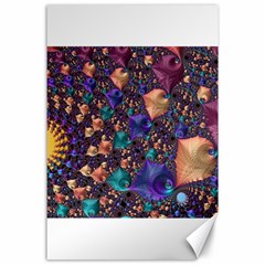 Pattern Art Ornament Fractal Canvas 24  x 36 