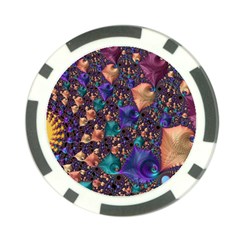 Pattern Art Ornament Fractal Poker Chip Card Guard