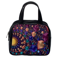 Pattern Art Ornament Fractal Classic Handbag (One Side)