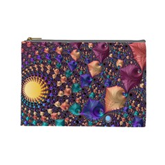 Pattern Art Ornament Fractal Cosmetic Bag (Large)