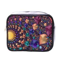 Pattern Art Ornament Fractal Mini Toiletries Bag (One Side)