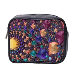 Pattern Art Ornament Fractal Mini Toiletries Bag (Two Sides)