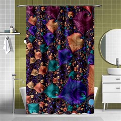 Pattern Art Ornament Fractal Shower Curtain 48  x 72  (Small) 