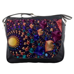 Pattern Art Ornament Fractal Messenger Bag