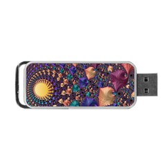 Pattern Art Ornament Fractal Portable USB Flash (One Side)