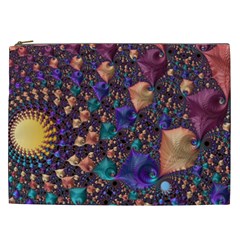 Pattern Art Ornament Fractal Cosmetic Bag (XXL)