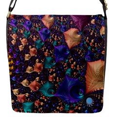 Pattern Art Ornament Fractal Flap Closure Messenger Bag (S)