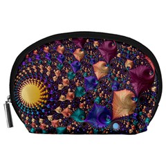 Pattern Art Ornament Fractal Accessory Pouch (Large)