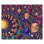 Pattern Art Ornament Fractal Double Sided Flano Blanket (Small)  50 x40  Blanket Front