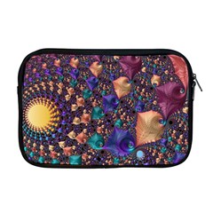 Pattern Art Ornament Fractal Apple MacBook Pro 17  Zipper Case