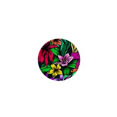 Hibiscus Flower Plant Tropical 1  Mini Buttons by Pakrebo