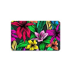 Hibiscus Flower Plant Tropical Magnet (name Card) by Pakrebo