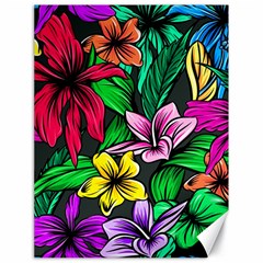 Hibiscus Flower Plant Tropical Canvas 18  X 24  by Pakrebo