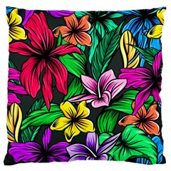 Hibiscus Flower Plant Tropical Standard Flano Cushion Case (one Side) by Pakrebo