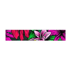 Hibiscus Flower Plant Tropical Flano Scarf (mini) by Pakrebo