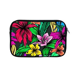 Hibiscus Flower Plant Tropical Apple Macbook Pro 13  Zipper Case by Pakrebo