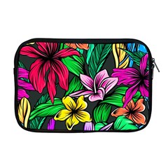 Hibiscus Flower Plant Tropical Apple Macbook Pro 17  Zipper Case by Pakrebo