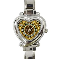 Pattern Abstract Background Art Heart Italian Charm Watch