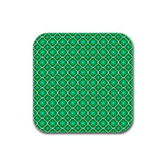 Texture Background Template Rustic Rubber Square Coaster (4 Pack)  by Pakrebo