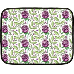 Default Texture Background Floral Double Sided Fleece Blanket (mini)  by Pakrebo