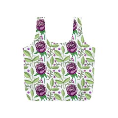 Default Texture Background Floral Full Print Recycle Bag (s) by Pakrebo