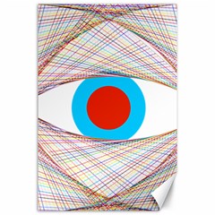 Line Art Geometric Design Line Canvas 24  X 36  by Pakrebo