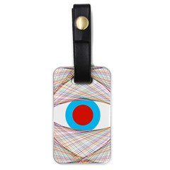 Line Art Geometric Design Line Luggage Tags (one Side)  by Pakrebo