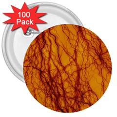 Lightning Internal Blood Vessel 3  Buttons (100 Pack)  by Pakrebo