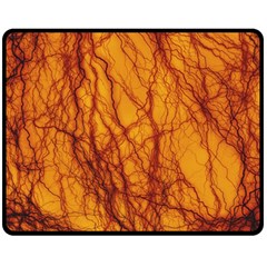 Lightning Internal Blood Vessel Fleece Blanket (medium)  by Pakrebo