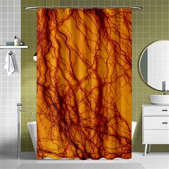 Lightning Internal Blood Vessel Shower Curtain 48  X 72  (small)  by Pakrebo