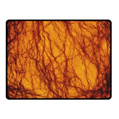 Lightning Internal Blood Vessel Double Sided Fleece Blanket (small)  by Pakrebo