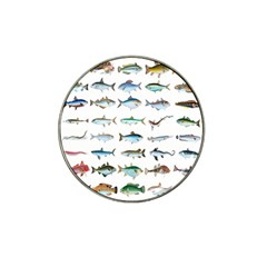 Ml 6-6 Fish Hat Clip Ball Marker (10 Pack) by ArtworkByPatrick