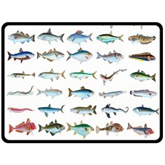 Ml 6-6 Fish Double Sided Fleece Blanket (large)  by ArtworkByPatrick