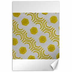 Abstract Background Hexagons Canvas 20  X 30  by Pakrebo