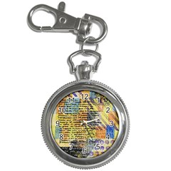 Old Paper Vintage Key Chain Watches