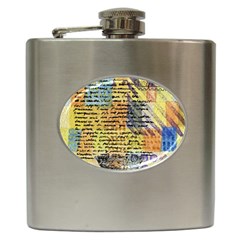 Old Paper Vintage Hip Flask (6 oz)